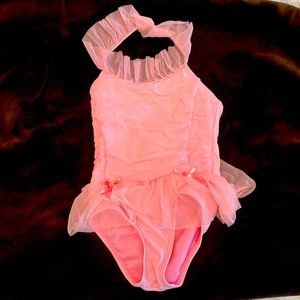 Girls size 6 pink bikini